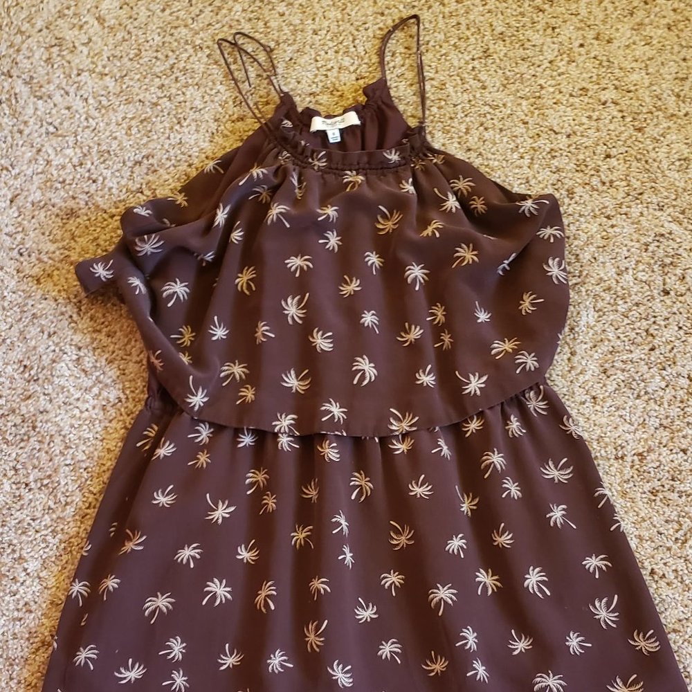 Madewell Palm tree Dress